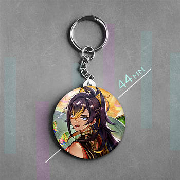 "Дех'я (Геншин / Genshin)" брелок круглий Ø44 мм