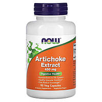 Натуральная добавка NOW Artichoke Extract 450 mg, 90 вегакапсул