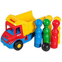 Детская машинка "Mini truck" Tigres 39220 грузовик с кеглями Красный, World-of-Toys