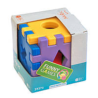 Детский развивающий сортер "Волшебный куб" Tigres 39376, 12 элементов, World-of-Toys
