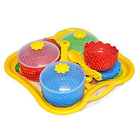 Игровой набор посуды столовый "Шеф повар" Wader 39728, 31 предмет Желтый, World-of-Toys