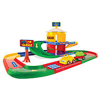 Игровой набор Гараж Play Tracks Garage Wader 53010, 2 этажа, Land of Toys