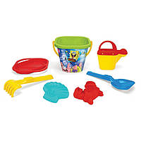 Набор для игры с песком "Губка Боб" Spongebob Wader 81642, 7 предметов, World-of-Toys
