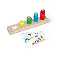 Детская развивающая игра "Пирамидка-считалочка" Igroteco 900439, World-of-Toys