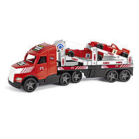 Детская игрушечная машинка " Magic Truck" Wader 36240 трейлер и 2 машинки, World-of-Toys