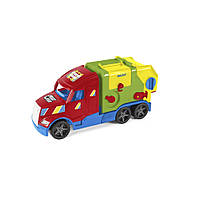 Детская машинка "Magic Truck Basic" Wader 36330 Мусоровоз маленький, World-of-Toys