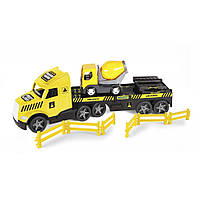 Детская машинка "Magic Truck Technic" Wader 36460 С бетономешалкой, World-of-Toys