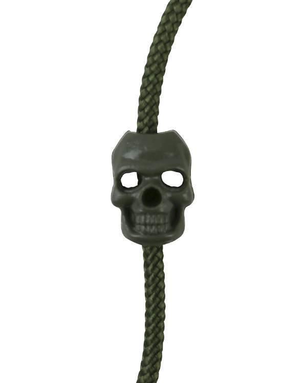 Стопери для шнурка 10шт KOMBAT UK Skull Cord Stoppers (kb-scs-olgr), фото 1