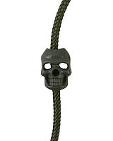 Стопери для шнурка 10шт KOMBAT UK Skull Cord Stoppers (kb-scs-olgr)