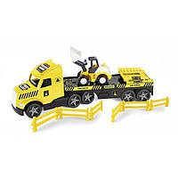 Детская машинка "Magic Truck Technic" Wader 36430 С бульдозером, Lala.in.ua