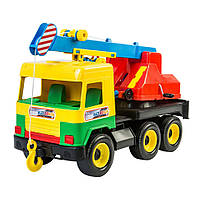 Детская машинка "Middle truck" Tigres 39226 кран Желтый, World-of-Toys