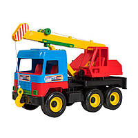 Детская машинка "Middle truck" Tigres 39226 кран Синий, World-of-Toys