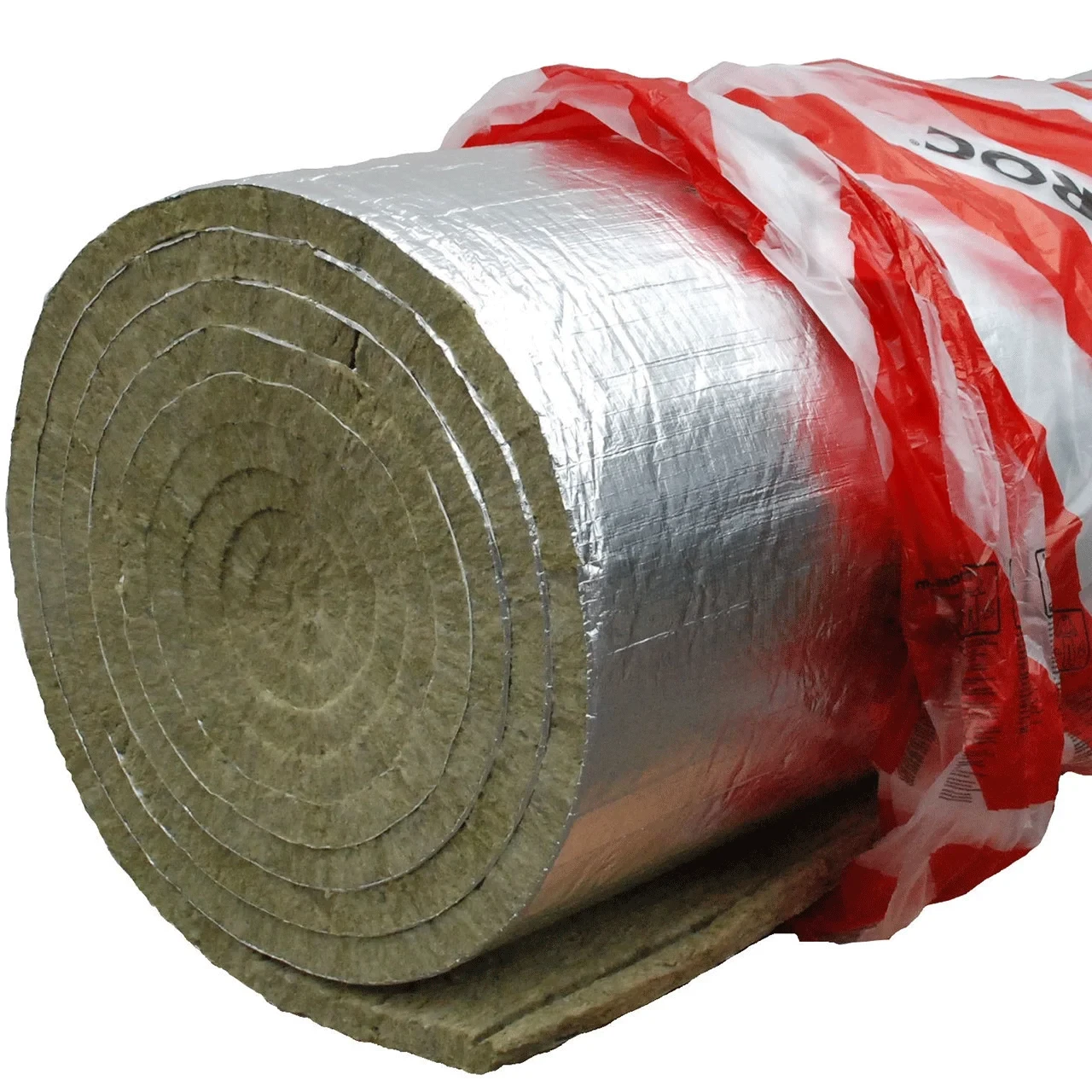 Мінеральна вата з фольгою, PAROC Hvac Lamella Mat AluCoat 20мм (1х10м ...