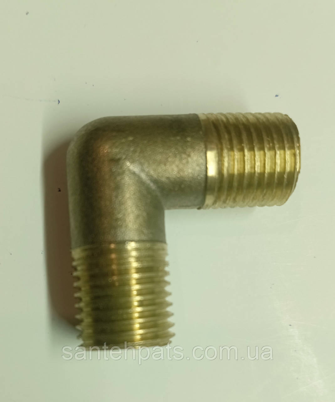 Кут латунний 1/4" зовнішня різь, фото 1