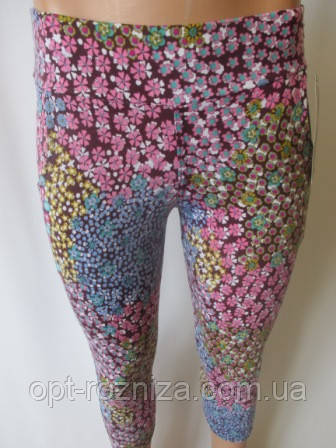 Лосини з принтом у квіточки для яскравих жінок, фото 1