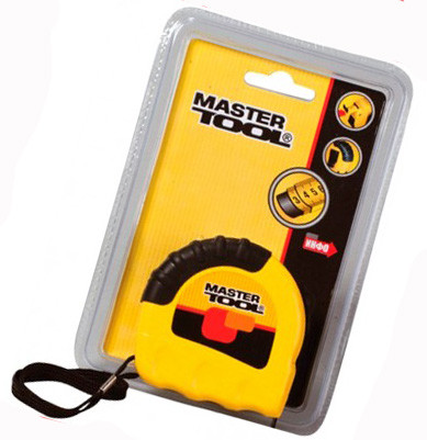 Рулетка вимірювальна 5м х 19мм MasterTool 62-5019