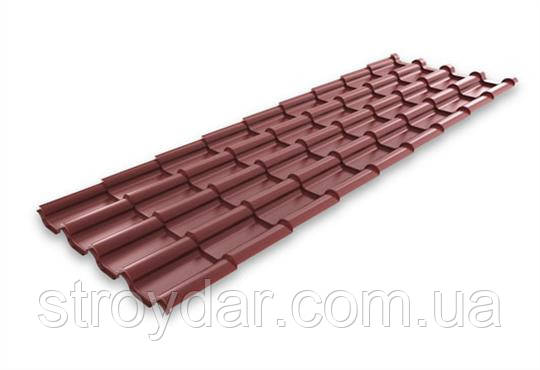 Металочерепиця Ruki 40 Armorium Premium (Pural Matt) 0,5 мм, фото 1