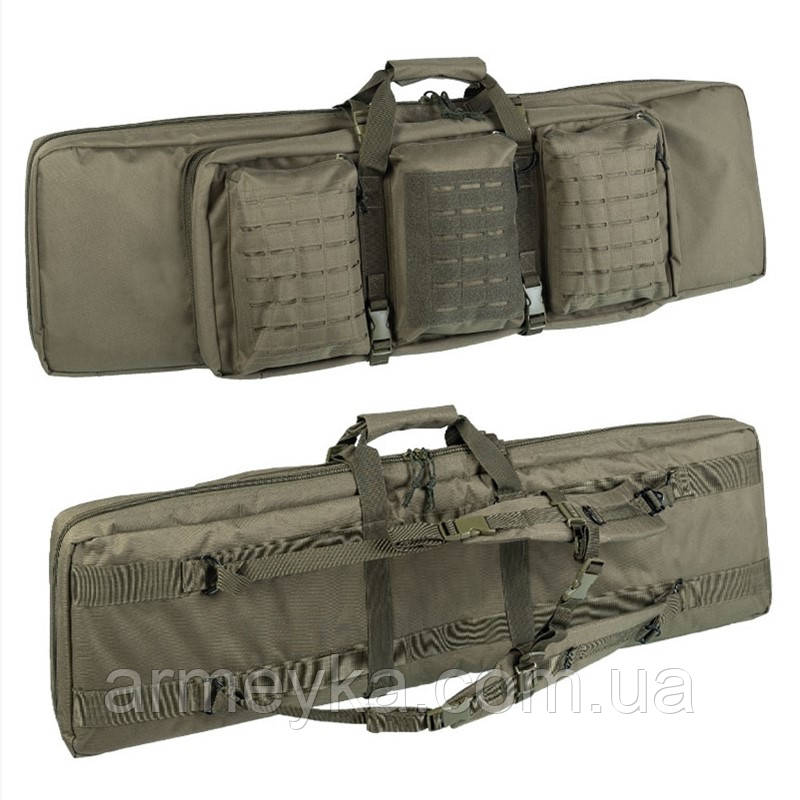 Чохол для зброї, сумка-рюкзак (для двох одиниць зброї), олива, оксфорд, Mil-Tec Німеччина