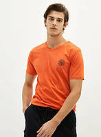 Оранжевая мужская футболка LC Waikiki/ЛС Вайкики Just keep moving. фирменная Турция