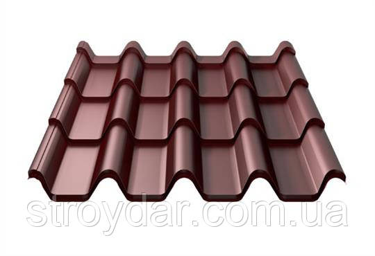 Металочерепиця Ruukki 40 Armorium Premium (Pural Matt) 0,5 мм, фото 1