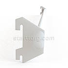 Тримач кронштейна L6-0315, (тр.ов.30x15). Рейки-опори комплектуючі до торгового обладнання, фото 4