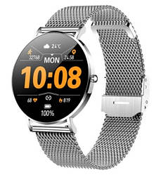 Жіночий розумний годинник DT8 Ultra Amoled Silver