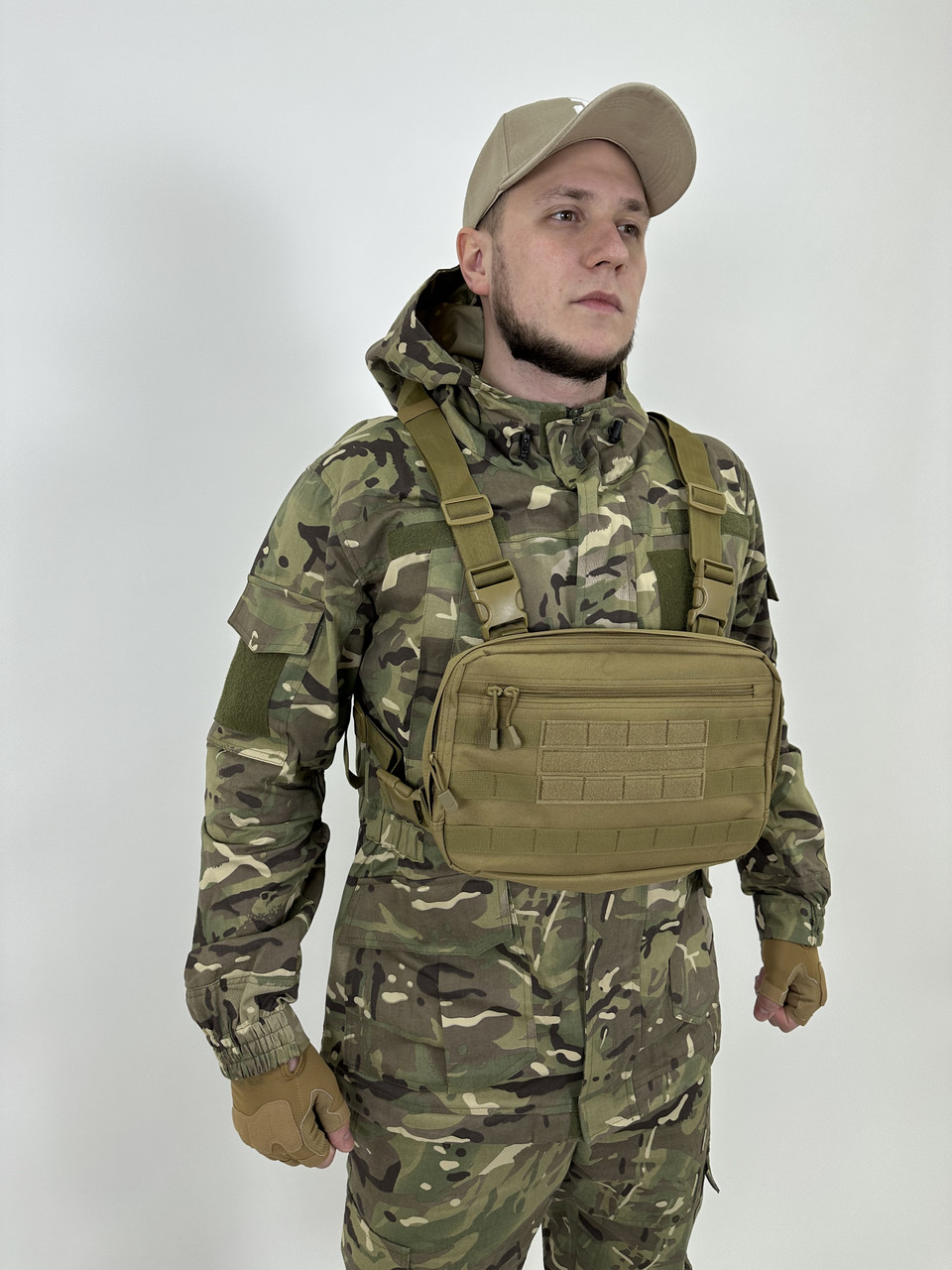 Сумка тактична нагрудна ULTIMATUM Койот RT-004, фото 1