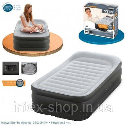 Ліжко Twin Deluxe Pillow Rest, Intex 64432, фото 3