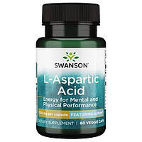 Аспарагінова кислота, Swanson L-Aspartic Acid 500 мг 60 таб