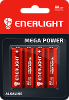 Батарейка ENERLIGHT MEGA POWER AA BLI 44/90060104 * (867) 4шт