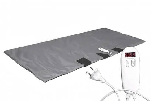 Електроковдра однозонна Теплий Пан з цифровим регулюванням 180x180 см, сіра, фото 1