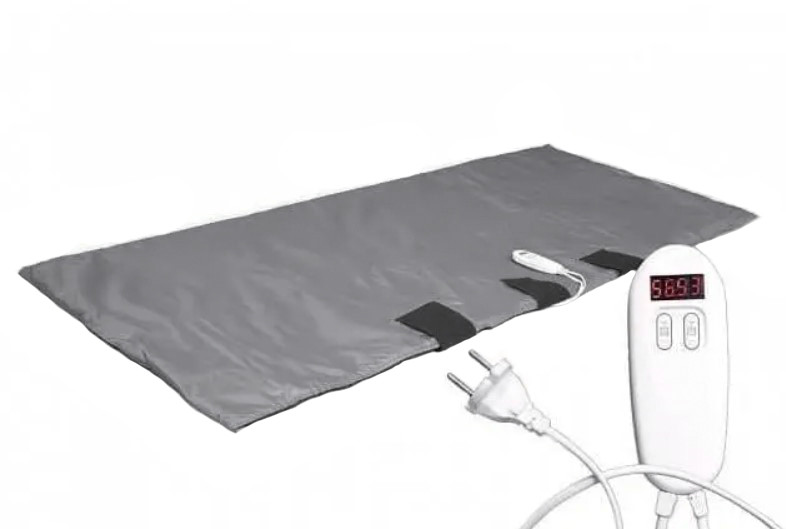 Електроковдра однозонна Теплий Пан з цифровим регулюванням 180x180 см, сіра, фото 1