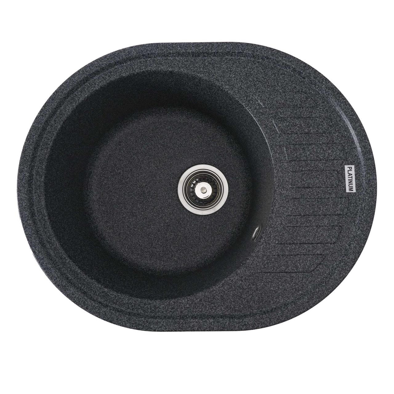 Гранитная мойка для кухни VALESO SOUL 6250 матовая Графит - фото 1 - id-p2477552884