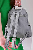 Рюкзак жіночий сірий код 7-5053