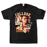 Футболка чёрная Kanye ''College Dropout'' Vintage Look T-Shirt