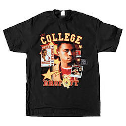 Футболка чорна Kanye "College Dropout" Vintage Look T-Shirt XS