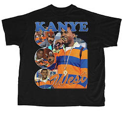 Футболка чорна Kanye West Vintage Look T-Shirt XS