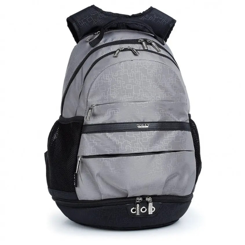 Рюкзак шкільний ортопедичний підлітковий для хлопчика 6-11 клас 44*37 см сірий Dolly 383