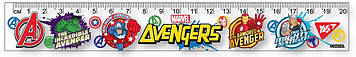Лінійка пласт. 20см "Yes" Marvel.Avengers №370624(100)