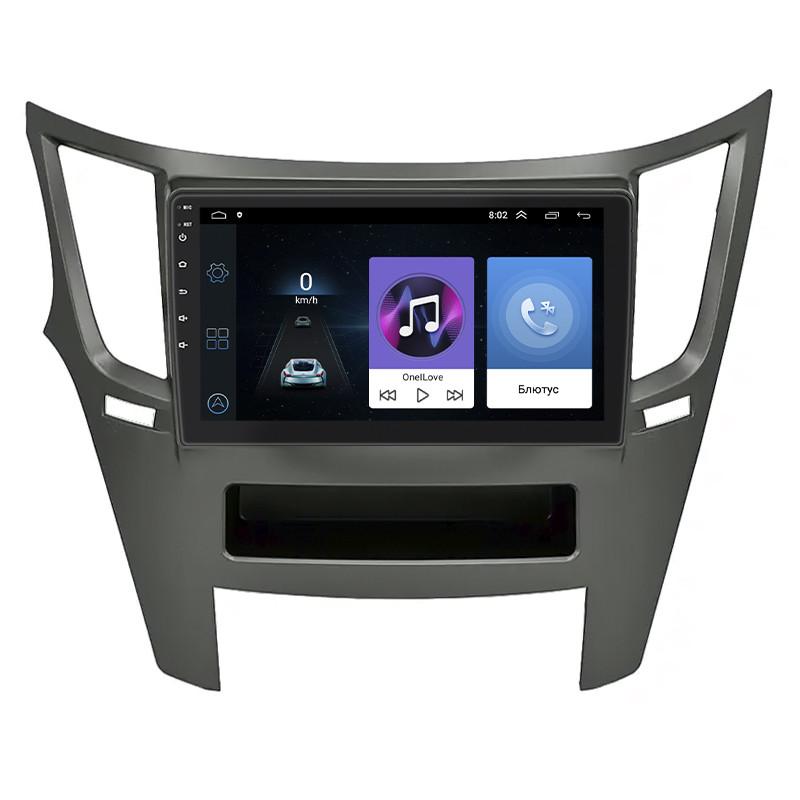 Штатна магнітола Lesko для Subaru Legacy V Рестайлінг 2012-2014 екран 9" 1/16Gb Wi-Fi GPS Base Субару 8 шт., фото 1
