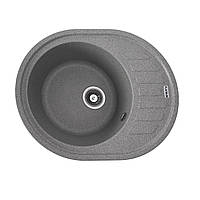 Гранитная мойка для кухни VALESO 6250 SOUL матовая Серая