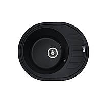 Гранитная мойка для кухни VALESO SOUL 6250 матовая Черная