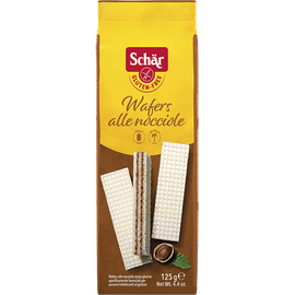 Вафли без глютена ореховые Wafers alle nocciole 125 г ТМ Dr. Schar (х6) - фото 1 - id-p1780625252