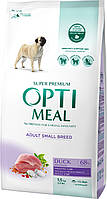 Optimeal Dog Adult Small Breed Duck корм з качкою для собак маленьких порід 1,5 кг