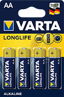 Батарейка VARTA LONGLIFE AA BLI 4 ALKALINE * (157) 4шт