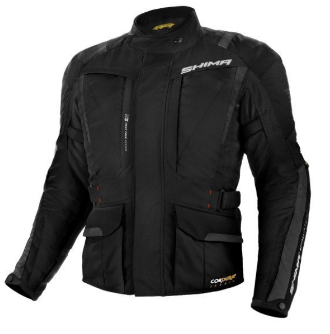 МОТОКУРТКА ТЕКСТИЛЬНА SHIMA HERO JACKET BLACK
