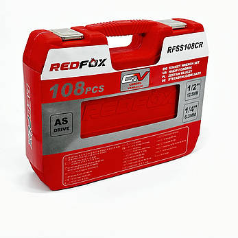 Набір ключів RED-FOX RFSS108CR (противоударний кейс + металеві защолки), фото 4