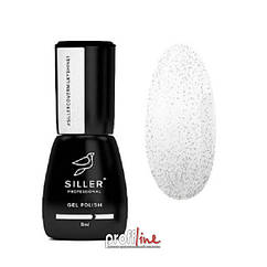 Камуфляжна молочна база із шимером Siller milky cover shine No 1 8 мл