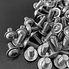 ISO 7380-2 Болт під шестигранник із напівкруглою головкою 10.9 цинк, фото 4