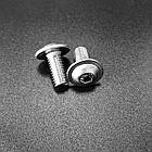 ISO 7380-2 Болт під шестигранник із напівкруглою головкою 10.9 цинк, фото 2